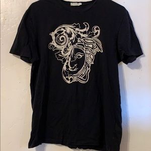 Black vintage versace tee shirt
